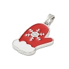 Brass Enamel Pendants KK-B158-01P-2