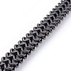 304 Stainless Steel Mesh Bracelets BJEW-L631-31B-2