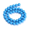Dyed Natural Mashan Jade Beads Strands DJDA-E266-14mm-02-2