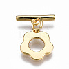 Brass Toggle Clasps X-KK-T063-95G-NF-1