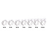 Brass Cuff Ring Settings KK-T076-58P-4