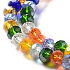 Glass Beads Strands EGLA-A034-M6mm-61-3