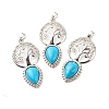 Natural & Synthetic Gemstone Big Pendants G-G855-05P-2