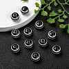 Round Striped Resin Beads RESI-R158-10mm-11-6