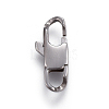 Tarnish Resistant 304 Stainless Steel Lobster Claw Clasps STAS-I117-02E-P-1