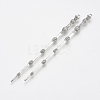 Tibetan Style Alloy Hair Stick Findings TIBE-Q083-001AS-RS-1
