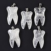 Natural Quartz Crystal Pendants G-G115-01C-2