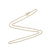 304 Stainless Steel Cable Chains Necklace for Men Women NJEW-N050-A02-G12-3