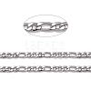 304 Stainless Steel Mother-Son Chains CHS-K001-32-3mm-2