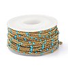 Ion Plating(IP) 304 Stainless Steel Enamel Curb Chains CHS-P013-01G-03-3