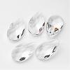 Faceted Teardrop Glass Pendants X-GLAA-R149-01-1