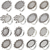 16Pcs 8 Style Adjustable Alloy Finger Rings Components FIND-SC0008-64-1