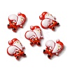 Christmas Opaque Resin Cabochons LS-RESI-K019-28-1