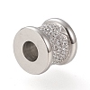 304 Stainless Steel European Beads STAS-K199-06P-2