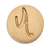Golden Tone Brass Letter Stamps KK-R005-01A-1