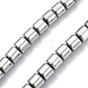 Electroplated Synthetic Non-magnetic Hematite Beads G-C024-03A-1