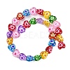 Handmade Lampwork Beads Strands LAMP-R004-06A-01-1