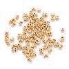 Brass Crimp Beads Covers KK-F824-036B-G-1