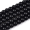 Opaque Solid Color Glass Beads Strands GLAA-T032-P10mm-01-1