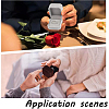 12Pcs 6 Colors Square Velvet Ring Boxes VBOX-BC0001-06-6