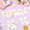 2Pcs Cloth Bowknot Hanging Banner for Christmas Tree Decoration AJEW-SP0002-82B-5