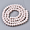 Electroplate Glass Beads Strands EGLA-A034-P1mm-A08-3