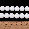 Frosted Opaque Glass Beads Strands GLAA-T032-P10mm-MBB02-4