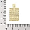 Real 18K Gold Plated Rack Plating Brass Enamel Pendants KK-M293-43G-03-3