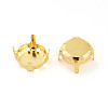 201 Stainless Steel Sew on Prong Settings STAS-T032-01-12mm-G-2