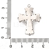 Brass Micro Pave Cubic Zirconia Pendants KK-F895-10P-3