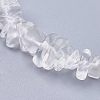 Natural Quartz Crystal & Glass Beads Strands G-R192-02-3