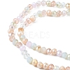 Electroplate Glass Beads Strands EGLA-yw0002-C05-2