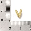 Rack Plating Brass Micro Pave Clear Cubic Zirconia Beads KK-G500-30G-V-3