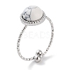 Ion Plating(IP) 304 Stainless Steel Ring RJEW-B059-02P-03-1