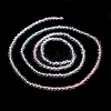 Transparent Gradient Color Glass Beads Strands GLAA-G101-2mm-06-4