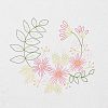 DIY Embroidery Fabric with Eliminable Pattern DIY-P032-C03-2