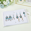 Portable PU Leather Earring Display Book EDIS-CL0001-02A-3