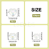 ABS Plastic Imitation Pearl Cabochons PACR-AR0001-02-2