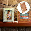 10 Sets Iron & Plastic Photo Frame Bracket ODIS-GO0001-04B-7