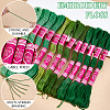 12 Skeins 6-Ply Polycotton(Polyester Cotton) Embroidery Floss DIY-CY0002-94A-6