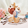 Wood Doll Clothes Hangers DOLL-WH0004-03B-5