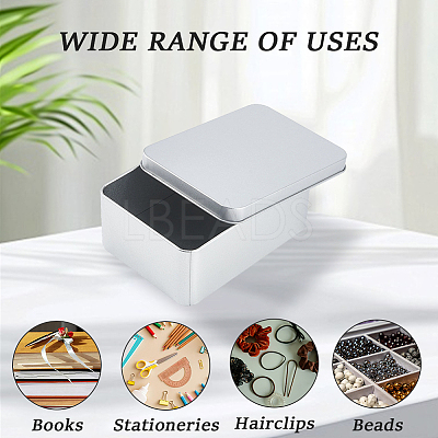 Tinplate Storage Boxs with Lids CON-WH20001-25C-1