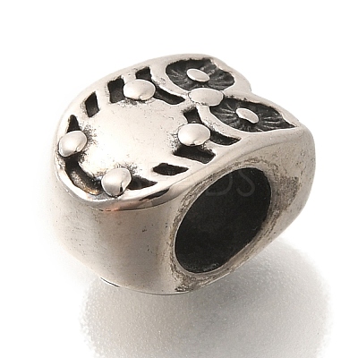 304 Stainless Steel European Beads STAS-G350-07AS-1
