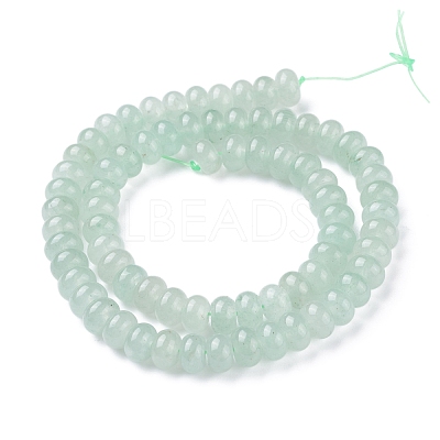 Natural Green Aventurine Bead Strands G-G668-08-5x8mm-1