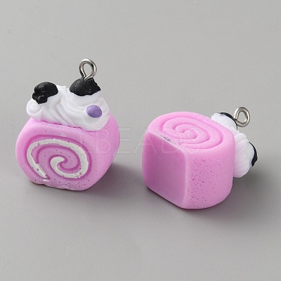 Opaque Resin Pendants LS-RESI-CJC0028-05P-06-1