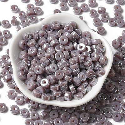 Opaque Colours Luster Glass Seed Beads SEED-E001-P3x6mm-A01-1
