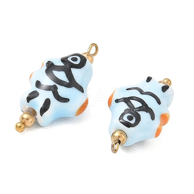 Handmade Porcelain Pendants STAS-Q119-31G-04-1