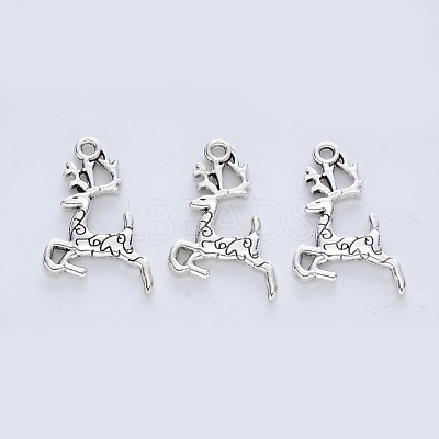 Tibetan Style Alloy Pendants TIBE-R316-078AS-RS-1