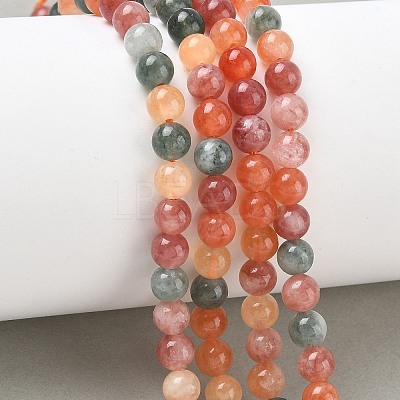 Dyed Natural Malaysia Jade Beads Strands G-G021-02A-27-1