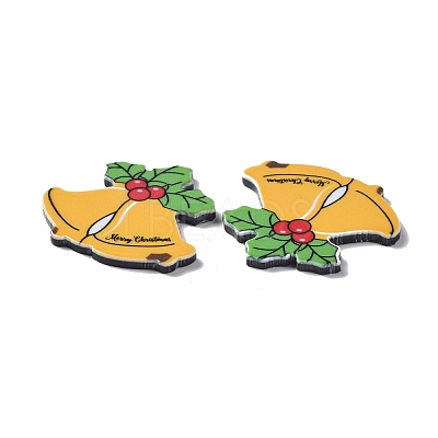 Christmas Style Printed Acrylic Cabochons MACR-O045-01E-1